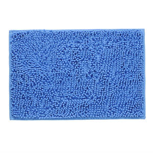 חם מוכר צבע מוצק גודל סטנדרטי 40*60 ס "מ אנטי להחליק אמבט chenille מחצלות - Product Image 6