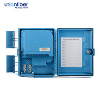 Boîtier FTTH Fibre Optique 16 Cœurs Extérieur Étanche IP65 Boîtier NAP FAT 1x16 Ports SC à Brancher Mural Couleur Personnalisée