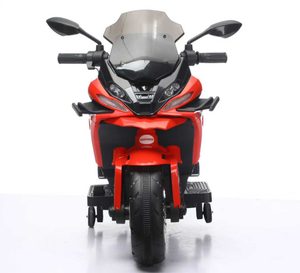 Moto électrique pour enfants en plastique alimentée par batterie 12V, roues avec lumières, démarrage progressif, pédale d'accélérateur, vitesse de 3,5 km/h, pour les enfants de 2 à 8 ans, unisexe - Product Image 2
