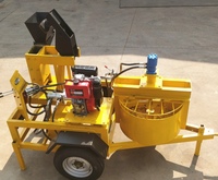 Machine de fabrication de blocs d'argile mobile diesel