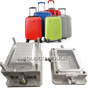 Plástico de viagem mala de bagagem/bagagem mala caixa de plástico do molde