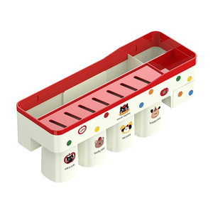<b>Wall</b> <b>Mounted</b> <b>Toothbrush</b> Cup <b>Holder</b> 50X30Cm Magnetic No Drill Bathroom Storage Rack With Cute Design - Product Image 5
