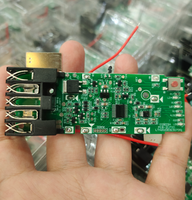 Carcasa de Batería de Litio para MIL MWK M18 18V 5.0Ah / 6.0Ah / 8.0Ah / 9.0Ah / 12.0Ah, Carcasa de Plástico con Protección de Carga PCB BMS