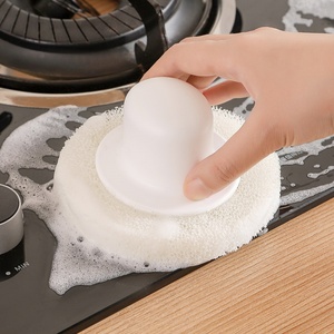 Brosse de nettoyage ménagère OEM pour cuisine, éponge à vaisselle, brosse à récurer en plastique souple avec poignée, tampon à récurer, outils de nettoyage - Product Image 1