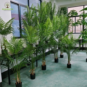 Shangpin Look vera pianta artificiale <span class=keywords><strong>di</strong></span> plastica verde palma finta <span class=keywords><strong>Bonsai</strong></span> foglie in vaso decorativo fazu piante per decorazioni per la casa - Product Image 3