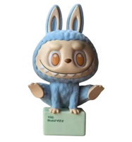 100% Original Authentique POPMART LABUBU Lazy Yoga Blind Box Ornement de Bureau Décoration Tendance Boîtes Mystères