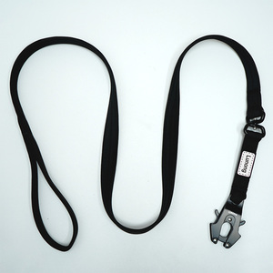 Custom Logo Durable Eco-Friendly Dog Leash with Frog <b>Snap</b> <b>Hook</b> Aluminium Accessories Quick Release Nylon Material Color Options - Product Image 5
