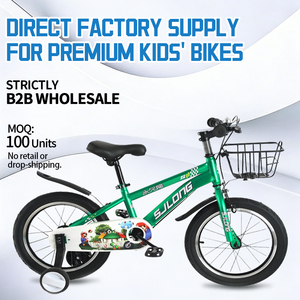 Vélo pour enfants haut de gamme coloré 18 pouces, prix de gros usine, pour garçons et filles, UNIQUEMENT B2B - Product Image 1