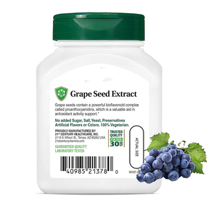 Oem nhãn hiệu riêng tự nhiên bổ sung OEM 300mg làm trắng Viên nang chiết xuất hạt nho viên nang - Product Image 4