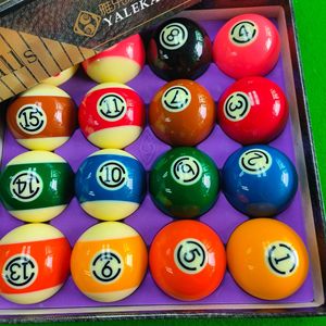ชุดลูกบิลเลียดเรซิ่น 16 สี ยี่ห้อ Yalekang สไตล์อเมริกัน สำหรับผู้เล่นมือสมัครเล่น - Product Image 3