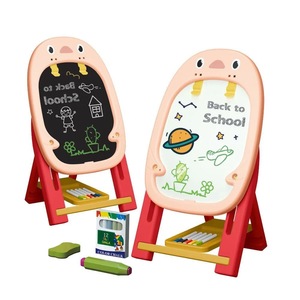 Papan gambar multifungsi magnetik dua sisi untuk anak-anak penguin besar mainan papan tulis plastik - Product Image 1