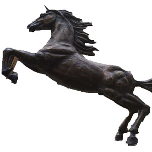 Bronze Horse Sculpture Outdoor Square Garden Landscape Handmade Animal Shape Figure HX112 - Product Image 3