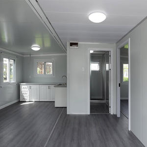 Casa contenedor de acero plegable personalizada prefabricada de 3 dormitorios expandible de 20 pies, diseño moderno, Instalación rápida, uso de oficina de Hotel - Product Image 3