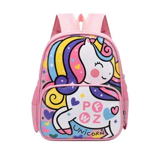 BEYOND Cartoon Printing Kawaii Horse Car Infantil Mochilas Escolares Cute Kids Backpack School Bags For Girls