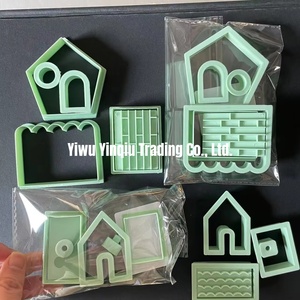 <span class=keywords><strong>Emporte</strong></span>-pièce en plastique pour <span class=keywords><strong>maison</strong></span> en pain d'épices à faire soi-même, Noël, mini <span class=keywords><strong>maison</strong></span> en pain d'épices 3D, <span class=keywords><strong>emporte</strong></span>-pièce pour fondant - Product Image 3