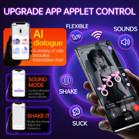 App-gesteuerter Männlicher Masturbator mit Automatischer Saugfunktion und Vibration, Orale Penisstimulation, Realistische Vagina-Vakuum-Sexspielzeuge