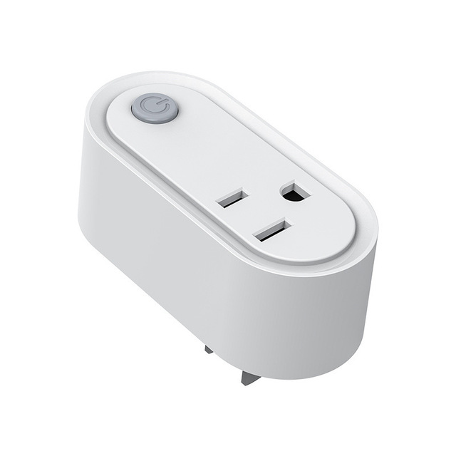Matter Smart 16A Rated Current ABS Electrical Plug American Three-Hole Socket ZigbeeWiFi Remote Control Via Mobile Phone Power