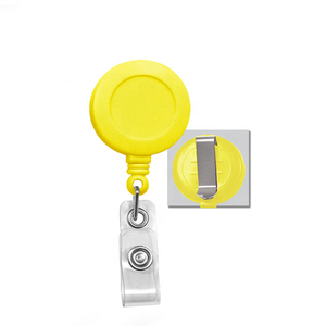 Porte-badge <span class=keywords><strong>de</strong></span> nom <span class=keywords><strong>de</strong></span> couleurs assorties, clip <span class=keywords><strong>de</strong></span> Logo personnalisé, en plastique, porte-carte d'identité rétractable d'infirmière, bobines d'insigne en gros - Product Image 4