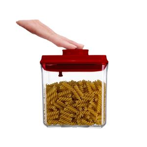 קל לפתיחה אטומה לאוויר שקוף קטן PP AS פלסטיק אחסון מזון 8 סטים מטבח מקרר ארגונית - Product Image 1