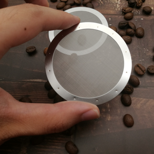 Filtro de pantalla de café de malla lavable reutilizable de acero inoxidable sólido para filtro de <span class=keywords><strong>cafetera</strong></span> <span class=keywords><strong>Aeropress</strong></span> filtros reutilizables - Product Image 4