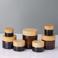 Pot à crème en bambou écologique 5 10 20 30 50 100g, pot à crème pour le visage, masque facial, récipient cosmétique en bois véritable, pot à crème