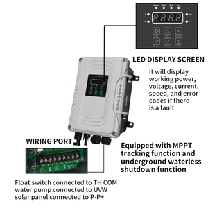 Deep Well Solar Powered Water <b>Pump</b> Solar Irrigation Water <b>Pump</b> for Agriculture 3YYS1.8/100-D24/270 Solar Water <b>Pump</b> for Agricult - Product Image 2