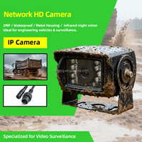 Caméra de recul AHD IR étanche 720P/1080P avec connecteurs RCA, USB, RJ45, AV et interface universelle grand angle pour camion