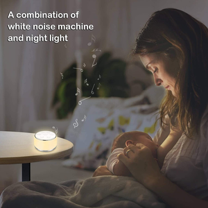Máquina de Ruido Blanco para Bebés <span class=keywords><strong>en</strong></span> Oferta, 34 Sonidos Relajantes, Ayuda para Dormir con Luz Nocturna Colorida, Máquina de Sonido de Ruido Blanco Portátil - Product Image 2