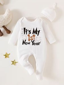 Completo Natalizio per Neonati Abbence, Il Mio Primo Natale, Set da 4 Pezzi per Capodanno, Prodotto in Cina - Product Image 4