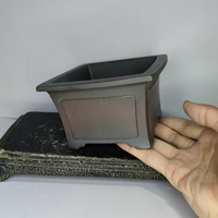 Pot Bonsai Yixing Bentuk Persegi Tanpa Lapisan, Buatan Tangan Berkualitas Tinggi Desain Baru 2026