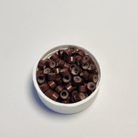1000 pièces de micro-anneaux en silicone de 5,0 mm, perles, outils pour extensions de cheveux humains