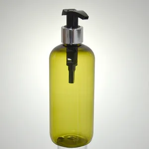 زجاجة بلاستيكية لوشن وغسول الجسم وشامبو جل الاستحمام PET 300 مل 500 مل فارغة لتعبئة منتجات العناية بالبشرة مرتفعة الطلب