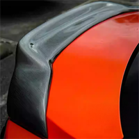 Aileron arrière universel en ABS Ducktail, accessoires de voiture, diffuseur, aileron de coffre pour Honda Civic 2022 2023 2024 2025