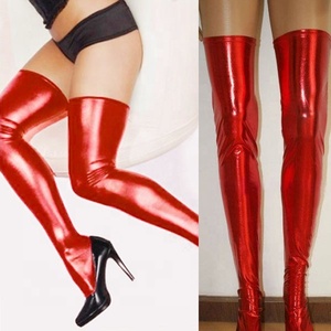 <span class=keywords><strong>Bas</strong></span> <span class=keywords><strong>en</strong></span> <span class=keywords><strong>Latex</strong></span> Spandex pour femmes et hommes, collants unisexe, longs, haut de cuisse, au dessus du genou, Sexy, pour filles, nouvelle collection - Product Image 3