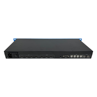 Prosesor Video Wall Multi-Viewer HDMI 4K60 dengan Kontrol KVM, Output Layar Ganda, Tampilan Tanpa Batas Berbasis Perangkat Keras