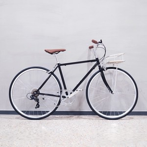 Bicicleta <span class=keywords><strong>de</strong></span> Cercanías <span class=keywords><strong>de</strong></span> ciudad 700C con cesta delantera Opciones <span class=keywords><strong>de</strong></span> velocidad única o 7 velocidades para bicicleta urbana <span class=keywords><strong>de</strong></span> estilo retro - Product Image 2