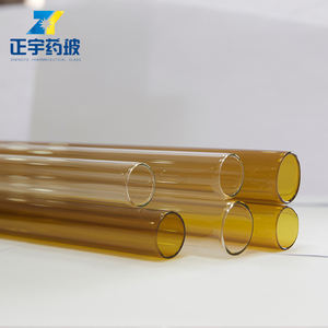 크라운 캡 씰 평면 모양과 도매 사용자 정의 낮은 붕규산 유리 튜브 - Product Image 4