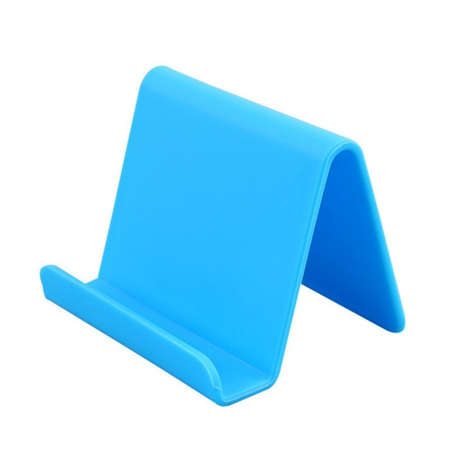 Lightweight Simple Candy Color Mobile Phone Stand Portable Business Card Holder for Home or Office Waterproof Desk Accessory