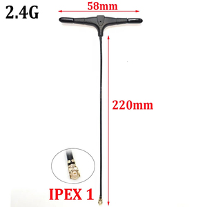 Antena Metálica Tipo T ACP7121 915Mhz 2.4GHz con Conector UFL para ELRS EP1 Compatible con TBS Crossfire Nano RC - Product Image 2