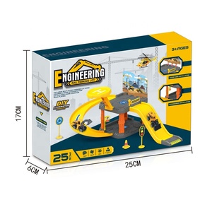 Jouet bon marché de police de <span class=keywords><strong>parking</strong></span> ferroviaire de série de camion et de feu d'ingénieur en plastique pour que les enfants apprécient le <span class=keywords><strong>parking</strong></span> de camion - Product Image 2