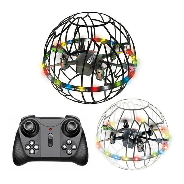 High Quality Remote Control Mini Drone Rc Hand Sensor Flying Ball Toy with Light