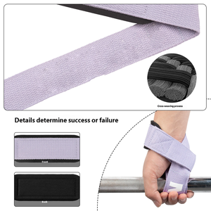Correas de Muñeca para Levantamiento de Pesas, Antideslizantes, Autoblocantes, para Gimnasio, Asistencia en Levantamiento de Pesas, Barra de Dominadas, Entrenamiento de Fuerza - Product Image 2