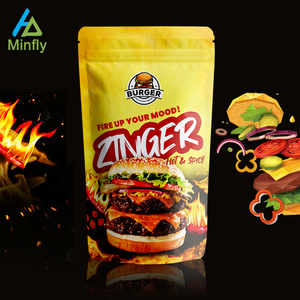 Minfly Digital Printing <strong>Custom</strong> Soft Touch 3.5g Baggies Childproof Moisture Proof Smell Proof Food Grade Mylar Ziplock Bags - Product Image 3
