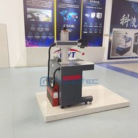 20W 30W 50W Machine de marquage laser à fibre multifonctionnelle de bureau pour métal, acier, aluminium, papier, gravure sur bois