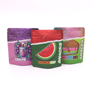 Sacs en Mylar personnalisés en gros, refermables, à fermeture éclair, à l'épreuve des enfants, de qualité alimentaire pour noix, en-cas, bonbons, Doypack, faible MOQ - Product Image 1