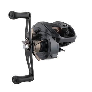 OFERTA IMPERDÍVEL: CARRETA DE PESCA BLACK BAITCAST COM RÁCIO 7.2:1, CARRETA DE ALUMÍNIO, PERFEITA PARA RIOS E LAGOS, BAIXO PERFIL, RESISTENTE À CORROSÃO - Product Image 3