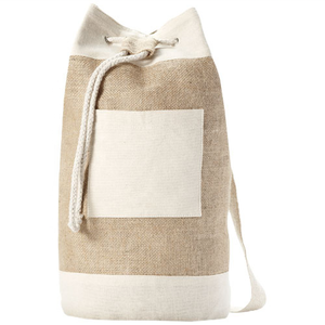 Bolsa de lona de marinero de yute de fábrica con logotipo - Product Image 2