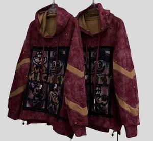 Trendy Marca das Mulheres Impresso Casaco Com Capuz Respirável Rua Moda Elegante Vestir Pesado Artesanato das Mulheres Wear Hoodies - Product Image 1