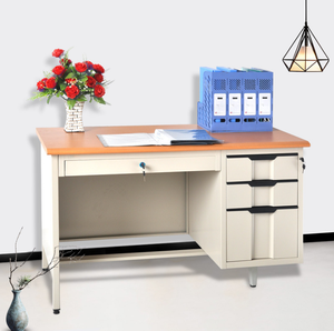 Thiết kế hiện đại thép bàn văn phòng với 3 ngăn kéo giá thấp kim loại máy tính bàn - Product Image 3