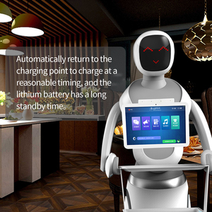 おもてなしロボットサービス人型インテリジェント自律配信ロボットプログラム可能インタラクティブ受信ロボット - Product Image 3